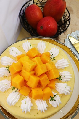 夏日 ◆ 手工芒果千層<br>爆汁！