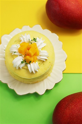 夏日 ◆ 手工芒果千層<br>爆汁！