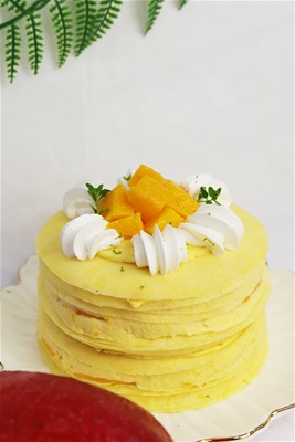 夏日 ◆ 手工芒果千層<br>爆汁！