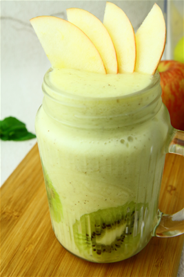 戀戀香蘋果果昔<br>[ Apple Kiwi Smoothie ]