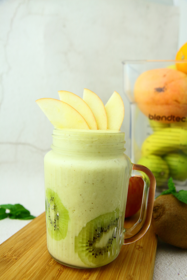 戀戀香蘋果果昔<br>[ Apple Kiwi Smoothie ]